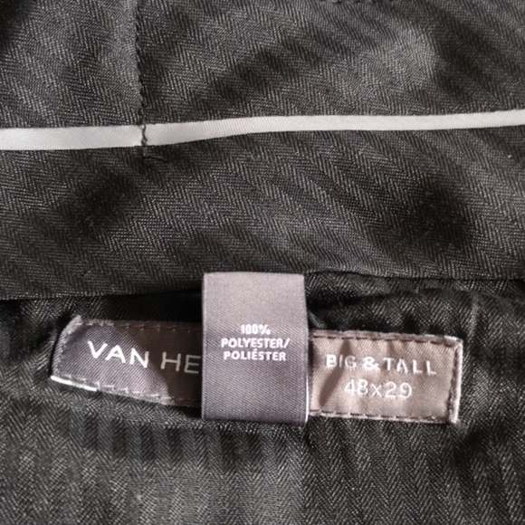 Van Heusen Dress Pants Big & Tall Grey, Size 48x29 - Picture 5 of 6